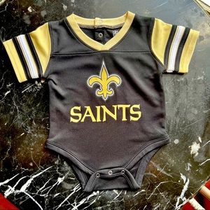 NFL Saints Baby Onesie 3-6 Months NWOT